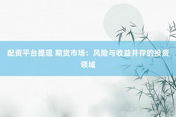 配资平台提现 期货市场：风险与收益并存的投资领域