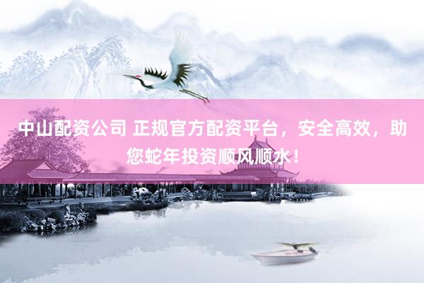 中山配资公司 正规官方配资平台，安全高效，助您蛇年投资顺风顺水！