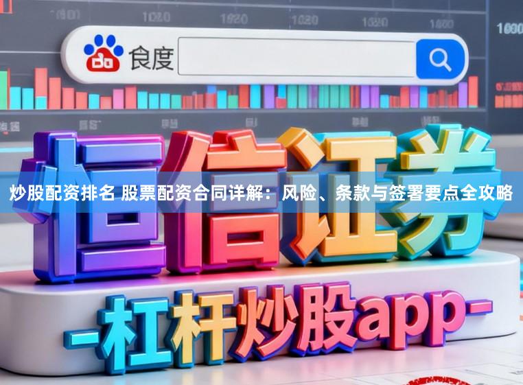 炒股配资排名 股票配资合同详解:风险、条款与签署要点全攻略