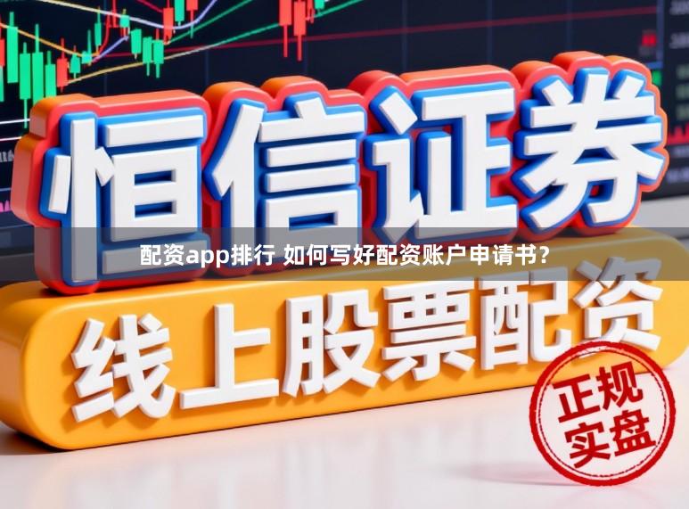配资app排行 如何写好配资账户申请书？
