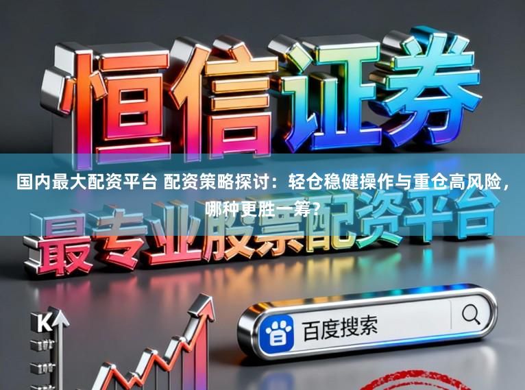 国内最大配资平台 配资策略探讨：轻仓稳健操作与重仓高风险，哪种更胜一筹？